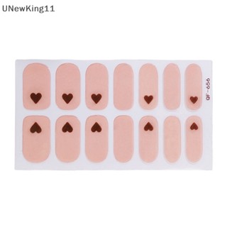 Unewking สติกเกอร์ตกแต่งเล็บ มีกาวในตัว