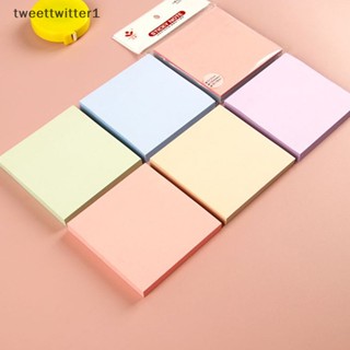 Twee แผ่นสติกเกอร์ ที่คั่นหนังสือ สีพื้น 100 ชิ้น EN