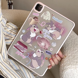 เคส กันกระแทก ลายกระต่ายน่ารัก สําหรับ IPAD 2021 IPAD 2020 IPAD 2019 IPAD PRO 11 2022 2021 2020 IPAD AIR 3 4 5