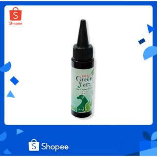 Green Vetz Ear Cleaner โลชั่น ล้างหู สุนัข แมว สูตรสมุนไพรไทย 50 ml.