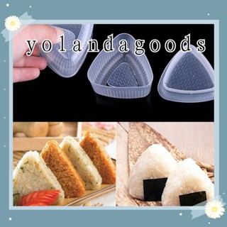 yolan 4 ชิ้น (2 ชุด) แม่พิมพ์ diy สําหรับทําซูชิ onigiri