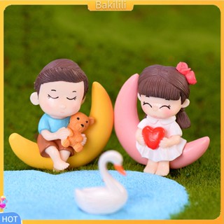 [Bakilili] ตุ๊กตาเรซิ่น บอนไซ ขนาดเล็ก สําหรับตกแต่งสวนบอนไซ DIY 2 ชิ้น