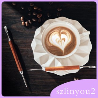 [szlinyou2] ปากกาตกแต่งกาแฟ สําหรับทํากาแฟเอสเปรสโซ่ บาริสต้า