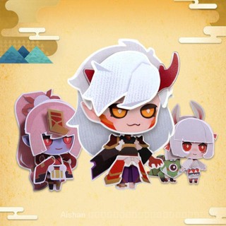 ใหม่ ข้อเสนอพิเศษ ส่ง 24 ชม. [Yijia] Onmyoji Yokai House กระดาษซ้อนกัน สําหรับตกแต่งบ้านตุ๊กตา Onmyoji 226C