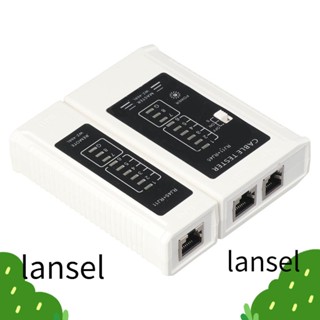 Lansel RJ45 เครื่องทดสอบสายเคเบิล, เครื่องทดสอบสายเคเบิลเครือข่าย สีขาว, เครื่องมือทดสอบสายอีเธอร์เน็ตสากล สําหรับ UTP USB LAN