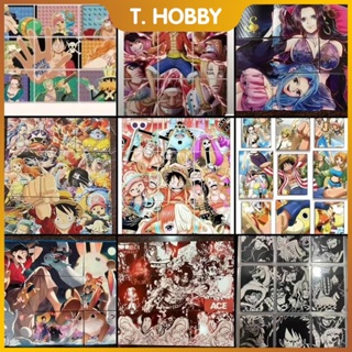 การ์ดปริศนา ลายการ์ตูนอนิเมะ One Piece Oka Mocha Burning Card 9 ชิ้น