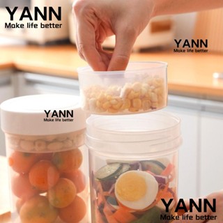 YANN1 กระปุกเก็บอาหาร แบบสองชั้น รักษาความสดใหม่ สําหรับเดินทาง