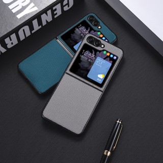 เคสโทรศัพท์มือถือ PC ไนล่อน กันกระแทก สําหรับ Samsung Galaxy Z Flip 5 4 3 Flip5 Flip4 Flip3 5G