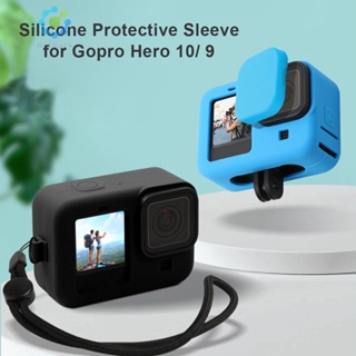 เคสซิลิโคน พร้อมสายคล้อง สําหรับ GoPro Hero 10 9