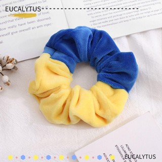 Eutus ยางรัดผม ผ้ากํามะหยี่ สีแคนดี้ แฟชั่น