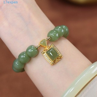 Expen สร้อยข้อมือ จี้รูปดอกบัวน่ารัก สีทอง แฮนด์เมด สําหรับผู้หญิง