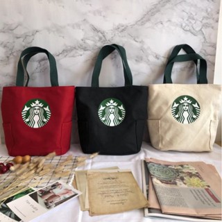 กระเป๋าเก็บของ ลาย Starbuckss สีขาว สีดํา แบบสร้างสรรค์ สไตล์ญี่ปุ่น สําหรับนักเรียน ห้องครัว