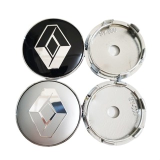 Carlon สติกเกอร์ตราสัญลักษณ์ Renault Hubcaps 4 ชิ้น * 57 มม. / 60 มม. สําหรับ Renault