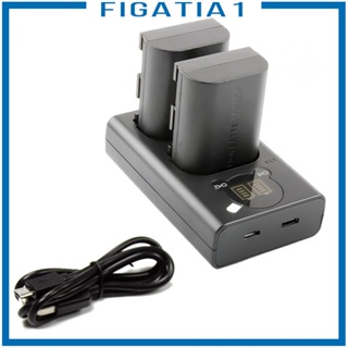 [figatia1] ที่ชาร์จแบตเตอรี่กล้อง USB สองช่อง แบบพกพา สําหรับ Dc-s5 S5K GH5M2