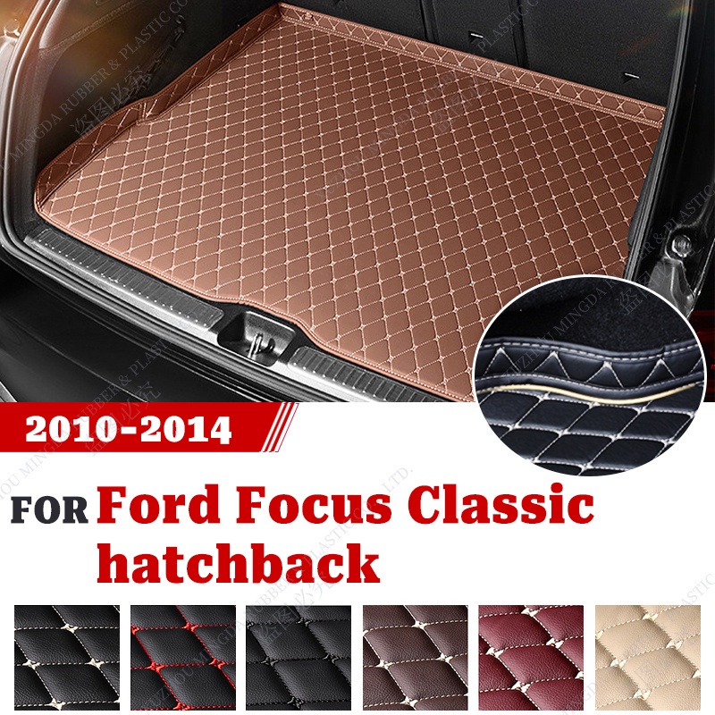 แผ่นรองพื้นรถยนต์ RHD อุปกรณ์เสริม สําหรับตกแต่งภายในรถยนต์ Ford Focus hatchback 2010 2011 2012 2013 2014