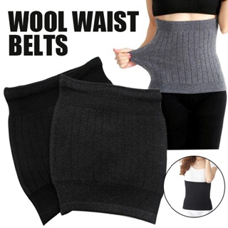 New Wool Waist Back Support Lumbar Belt Cashmere Warmer Fitness Brace Protects