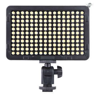 {fly} Portable Video Studio Photography Light Lamp Panel 176 LEDs 5600K for Cannon  Pentax Olympus Camcorder DSLR Camera