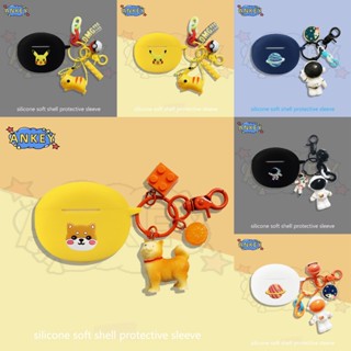 Case For Oppo Enco Air 3 Pro / Air 2 Pro / Free 2 2i / R Play Earphone Silicone Cover Cute Dog Earbuds Soft Protective Headphone Headset Skin