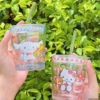 SANRIO ขวดน้ําใส ลายการ์ตูนสุนัข Cinnamon Pacha น่ารัก ของใช้ในครัวเรือน สําหรับเด็ก