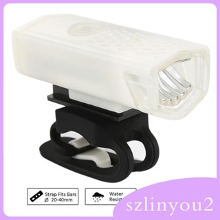 [szlinyou2] ไฟฉาย LED 300 ดวง ชาร์จ USB กันน้ํา 3 โหมด สําหรับติดด้านหน้ารถจักรยาน