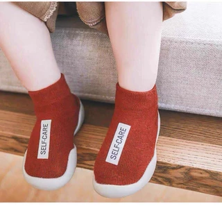 ใหม่ รองเท้าเด็กหัดเดินข้อสั้น รองเท้าเด็ก นุ่ม พื้นยาง กันลื่น Size 11-14 cm