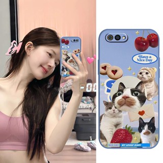 Solid color cute Phone Case For OPPO A1K/Realme C2 Back Cover phone case protective case Cartoon Lens bump protection