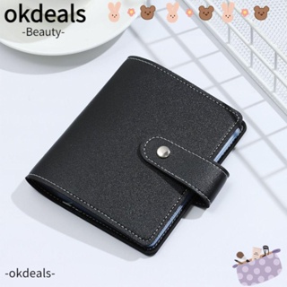 Okdeals กระเป๋าสตางค์ หนัง PU อเนกประสงค์ สําหรับผู้หญิง ผู้ชาย