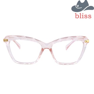 Bliss แว่นตา ตาแมว ใส ย้อนยุค ป้องกัน แว่นตา สี่เหลี่ยม แว่นตาคอมพิวเตอร์