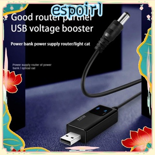 Espo สายเคเบิลอะแดปเตอร์แปลงไฟ LED USB