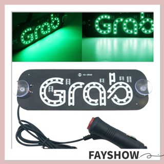 Fay Grab ไฟสัญญาณ LED 39SMD 2835 สีเขียว ทนทาน อุปกรณ์เสริม สําหรับติดกระจกรถยนต์