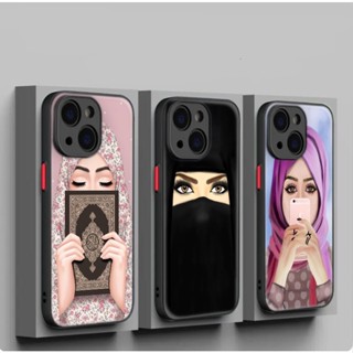 เคสโทรศัพท์มือถือนิ่ม ป้องกันเลนส์ ลายหน้าคนมุสลิม อิสลาม สําหรับ iPhone 12 13 Plus 14 Pro Max SXB63