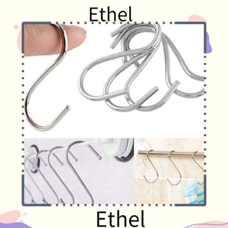 Ethel1 ตะขอแขวนจัดเก็บ รูปตัว S สําหรับห้องครัว บ้าน 5 10 20 ชิ้น