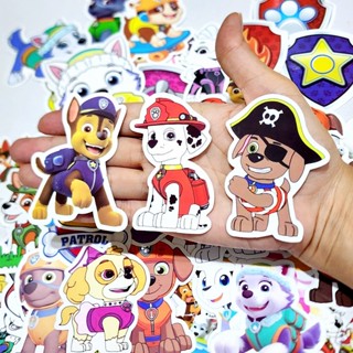 สติ๊กเกอร์ Paw Patrol พอล พาโทรล ติดแน่น กันน้ำ ติดขวดน้ำ ของเล่น (50 ชิ้น) sticker