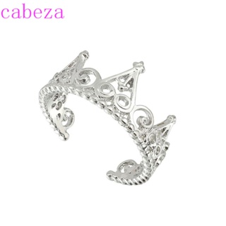 Cabeza แหวนคอสเพลย์ รูปมงกุฎเจ้าหญิงบาร์บี้ ปรับได้ สีทอง