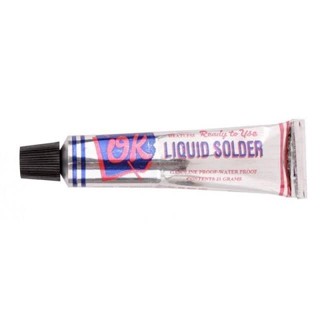 OK ตะกั่วหลอด Liquid Solder แบบเหลวไม่ต้องใช้ความร้อน ขนาด21กรัม บัดกรีโลหะ สังกะสี รอยรั่ว ท่อน้ำประปา เยี่ยม