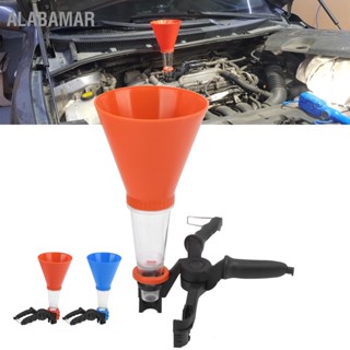 ALABAMAR 3PCS Engine Oil Funnel Kit Universal AntiStatic AntiCorrosion เครื่องมือมือรถยนต์