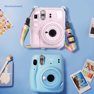 [ElectronicMall01.th] # กระเป๋ากล้อง PC คริสตัล ขนาดเล็ก สําหรับกล้อง Instax Mini