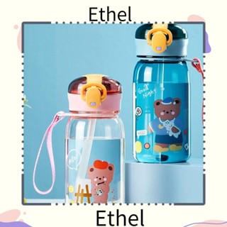 Ethel1 แก้วน้ํา กันรั่วซึม พร้อมหลอดดูด สําหรับเด็ก