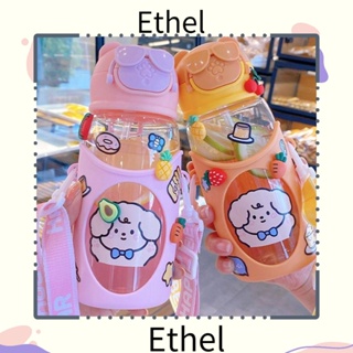 Ethel1 ถ้วยใส่น้ํา กันรั่ว ลายการ์ตูน สําหรับเด็ก