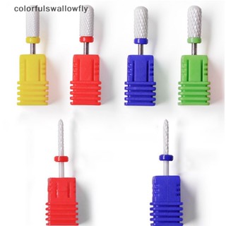 Colorfulfulswallowfly ดอกสว่านเซรามิก 3/32 นิ้ว สําหรับตกแต่งเล็บ