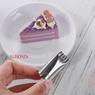 Alisond1 หัวฉีดเค้ก ห้าหลุม ฟองดองท์ ขนม เส้นก๋วยเตี๋ยว ตกแต่งเค้ก