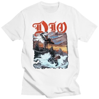 เสื้อยืด พิมพ์ลาย DIO Holy Diver