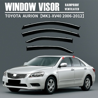 ที่บังแดดหน้าต่างรถยนต์ PC อุปกรณ์เสริม สําหรับ Toyota Aurion XV40 2006-2012 4 ชิ้น