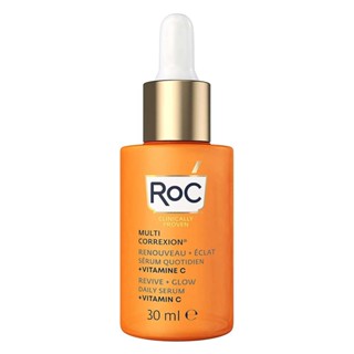 RoC MULTI CORREXION Revive And Glow Daily Serum 30ML 10% Active Vitamin C Serum Daily Anti-Aging Brightening Serum