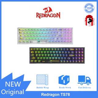 Redragon TS78 คีย์บอร์ดเมคคานิคอล แบบใส สามโหมด