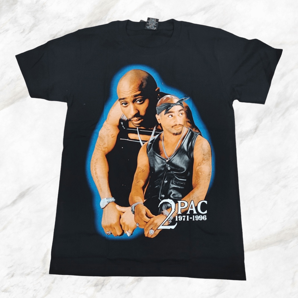 TDM 1864 เสื้อยืด Baju Tupac Rock Yeah