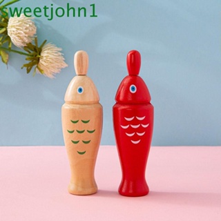 Sweetjohn เครื่องเคาะจังหวะไม้จระเข้ ของเล่นเสริมการเรียนรู้ สําหรับเด็กวัยหัดเดิน