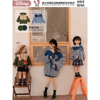 จูดี้ นิคซูโทเปีย Judy Nick Minisnbl Childrens Clothing Cardigan Coat Hooded Cotton Jacket Winter