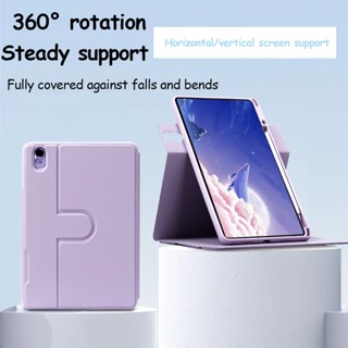 360° เคสอะคริลิคใส หมุนได้ พร้อมช่องใส่ดินสอ สําหรับ OPPO Pad Air 10.36 11 นิ้ว 2022 Pad 2 11.61 นิ้ว