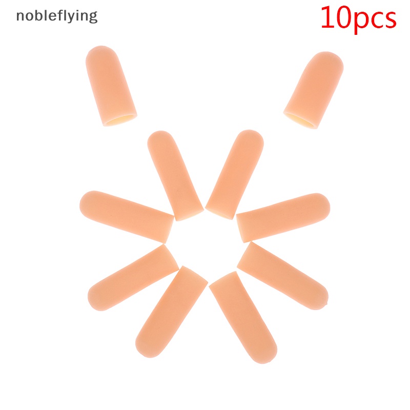 Nf 10 ชิ้น/เซ็ตซิลิโคนเจลหลอดมือป้องกันนิ้วบรรเทาอาการปวดนิ้วหัวแม่มือ ขุนนางบิน